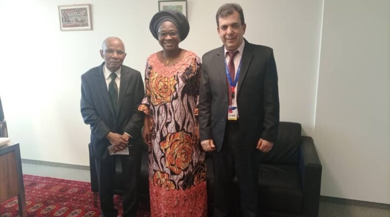 You are currently viewing OATUU Secretary-General meets with Regional Director of ILO Office for Africa