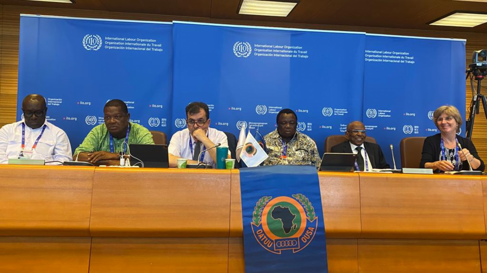 Read more about the article OATUU meets with affiliates during 111th Session of ILC