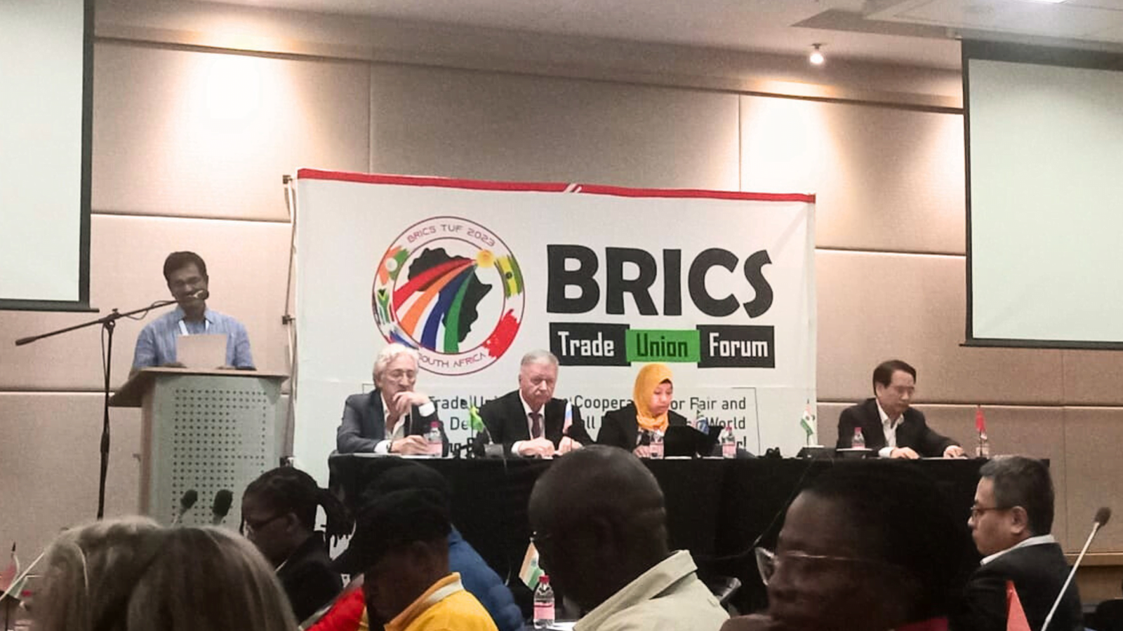 Read more about the article OATUU partakes in 12th BRICS Trade Union Forum