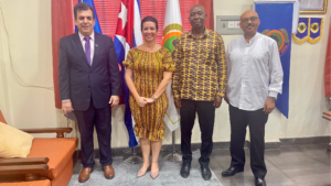 Read more about the article Cuban Ambassador to Ghana pays courtesy visit to OATUU Secretariat