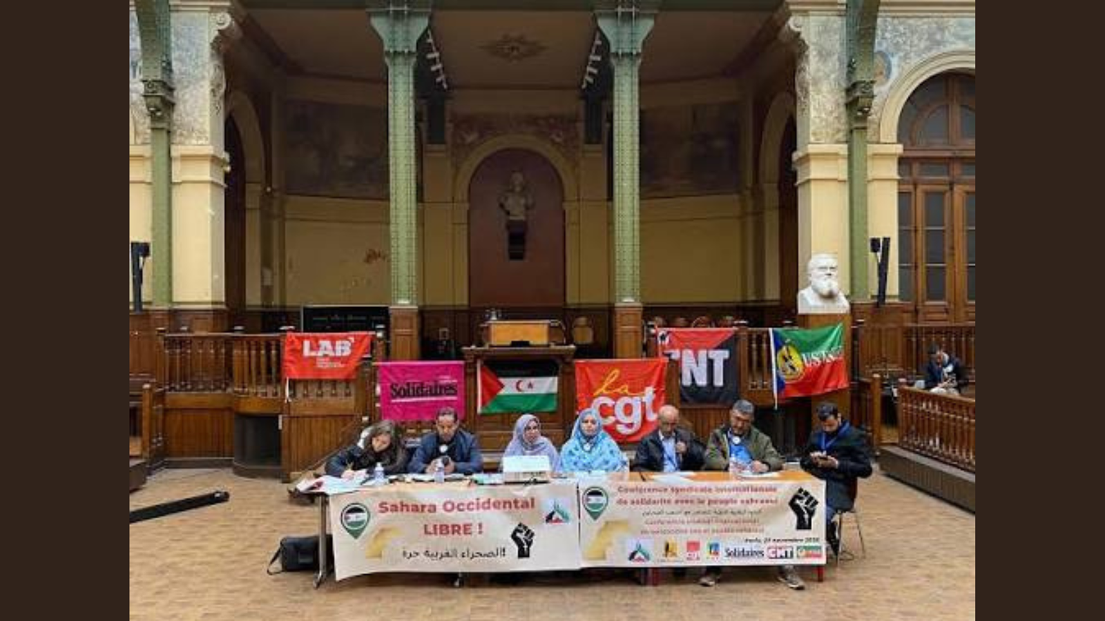 You are currently viewing OATUU Reasserts Support for Sahrawi Self-Determination at Paris Trade Union Conference