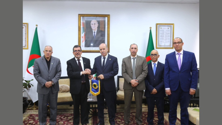 The Algerian Minister of Labour, Employment and Social Security, Receives the OATUU Secretary-General
